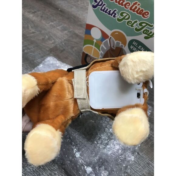 Marsjoy Interactive Plush Brown Horse Toy Talking Singing Leash New - Picture 4 of 7
